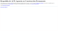 Desktop Screenshot of acp.sindominio.net