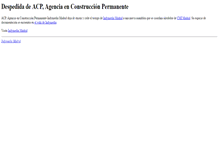 Tablet Screenshot of acp.sindominio.net